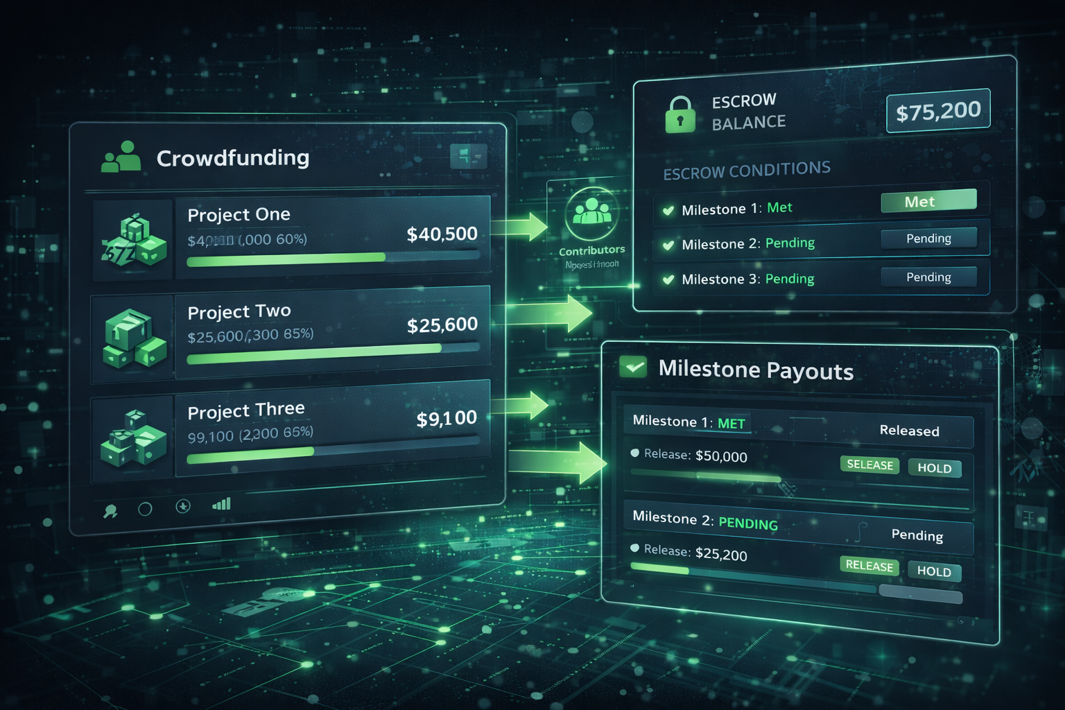 COZMUS Crowdfunding Dashboard